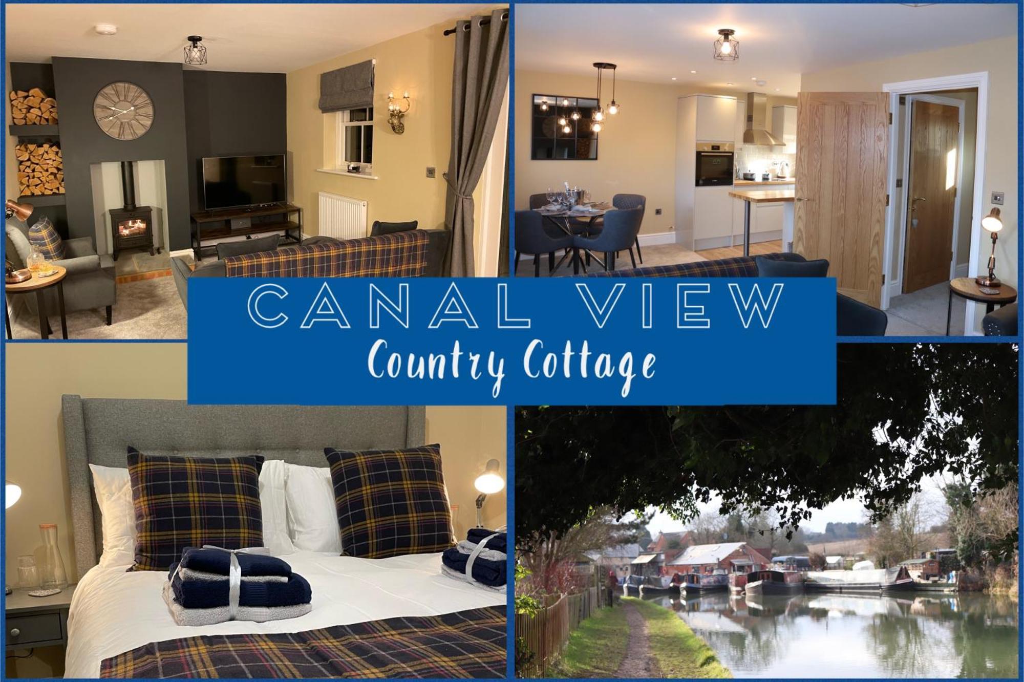 Canal View Cottage With Log Fire & Parking Blisworth エクステリア 写真